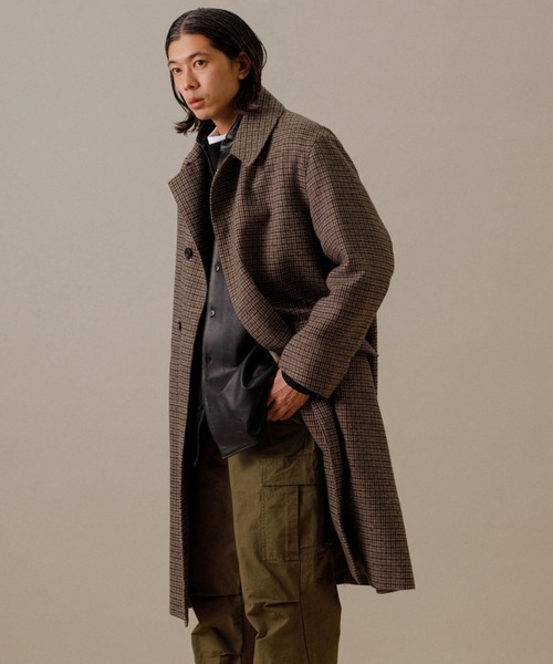 ADAM ET ROPE'（アダムエロペ） ステンカラーコート M ベージュ メンズ