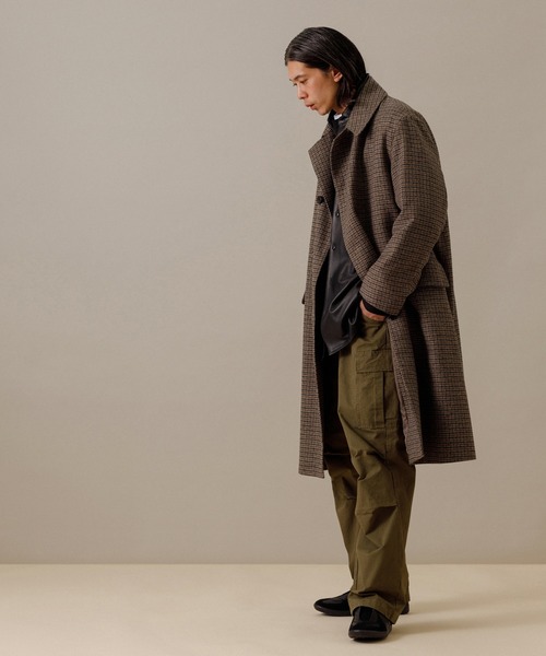 ADAM ET ROPE'（アダムエロペ） ステンカラーコート M ベージュ メンズ