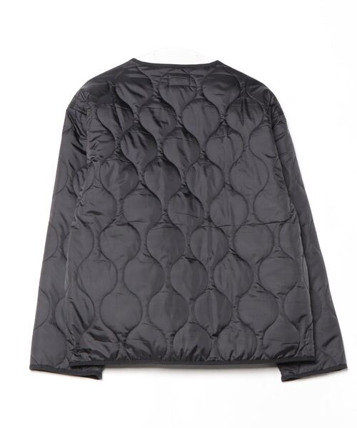 「CORISCO」 ノーカラージャケット M ブラック レディース_画像2