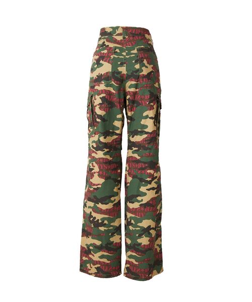 SYAR新品未使用ヒステリックグラマー総柄カモフラベルト付きパンツ HYSTERIC GLAMOUR（ヒステリックグラマー） パンツ ミリタリーパンツ