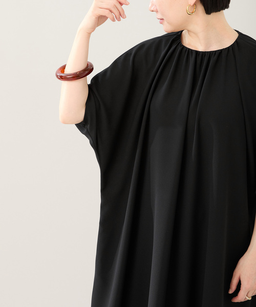 VERMEIL par iena ワンピース SAQUI サキ Georgette Neck
