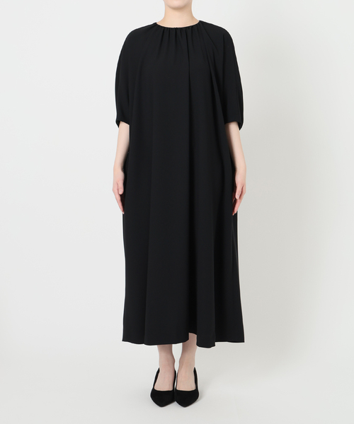 【完売品】SAQUI サキ 2024SS スモッキングワンピース ブルー 36 SAQUI smocking one-piece RESTOCK! weeksdays で完売した
