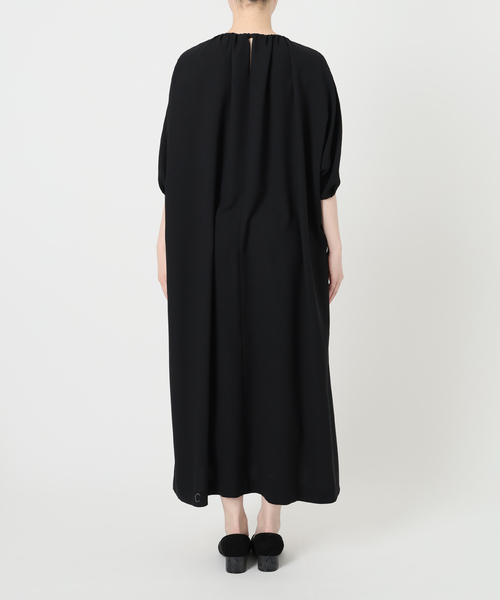 【完売品】SAQUI サキ 2024SS スモッキングワンピース ブルー 36 24SS ｜ Collection - SAQUI