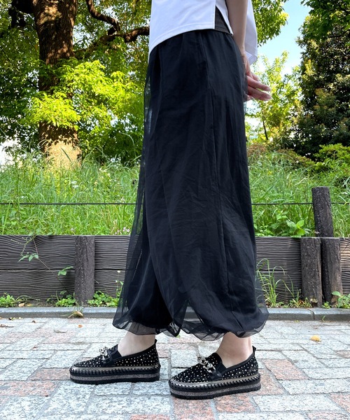LUGG NAGG（ラグナグ） スリッポン 「BeF」チェーンつきキラキラシアー
