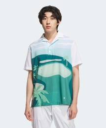 ポロシャツ オープンカラー グラフィック 半袖シャツ「adidas Golf/アディダスゴルフ」 メンズ｜ZOZOTOWN Yahoo!店