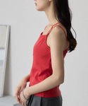 カップ付き キャミソール 3WAYダブルクロス...の詳細画像4