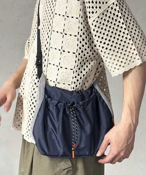 caph ナイロン×メッシュ ショルダーバッグ MESH SHOULDER BAG – HATCH
