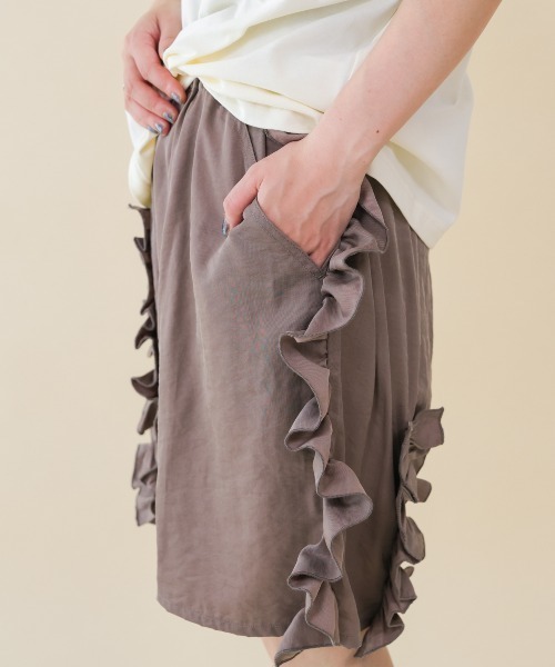 unica パンツ フリルショートパンツ ladies レディース
