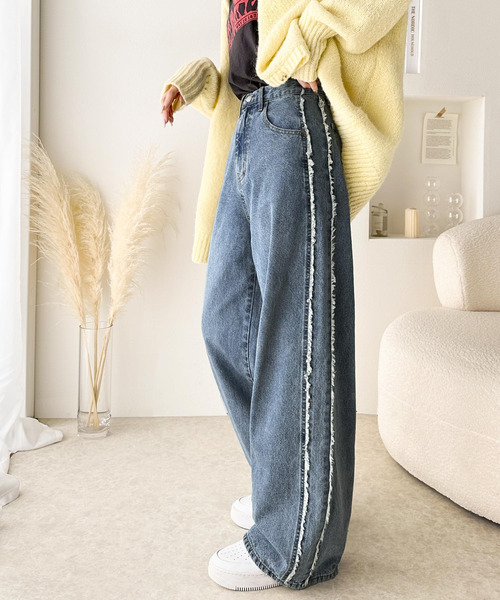 [Java] обработка Denim брюки MEDIUM one woshu женский 