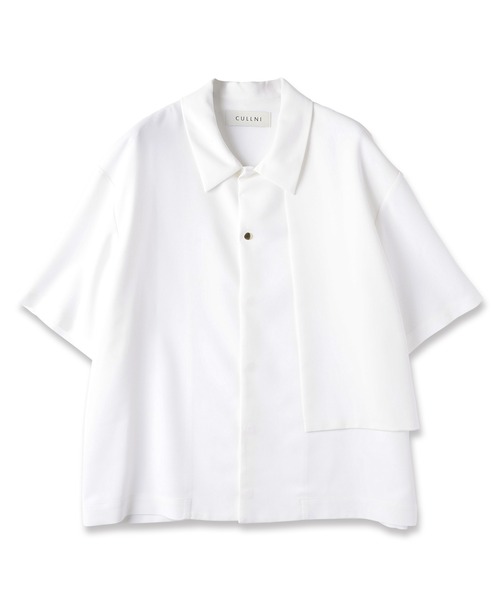 CULLNI 半袖シャツ CULLNI（クルニ）の「23-SS-014/ Zip Front Open Collar Short