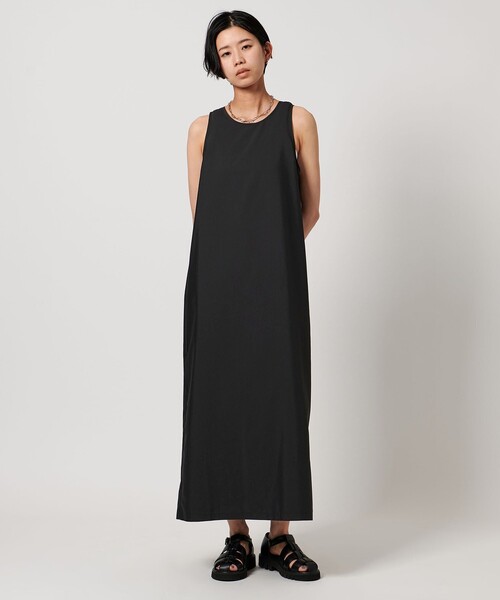 CITEN ワンピース 「CITEN」バックギャザーノースリーブ