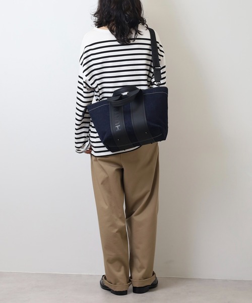 【HUNTER】人気商品★ リファインド スティッチ デニム トート＊ リファインド スティッチ デニム ミニ トート - デニム