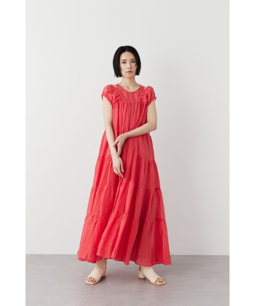 Limue/ラミーティアードワンピース/ターコイズ/トリンドル玲奈 Limue ワンピース ラミーティアードワンピース : ZOZOTOWN Yahoo