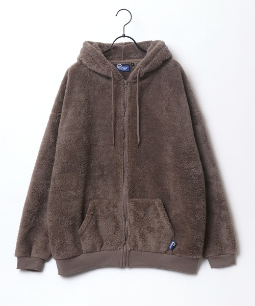 「PEN FIELD」 ジップアップブルゾン L ベージュ レディース_画像4