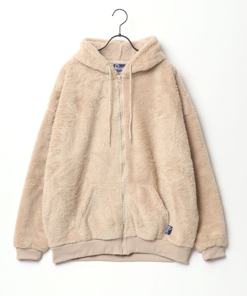 「PEN FIELD」 ジップアップブルゾン L ベージュ レディース_画像5