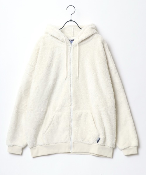 「PEN FIELD」 ジップアップブルゾン L ベージュ レディース_画像6