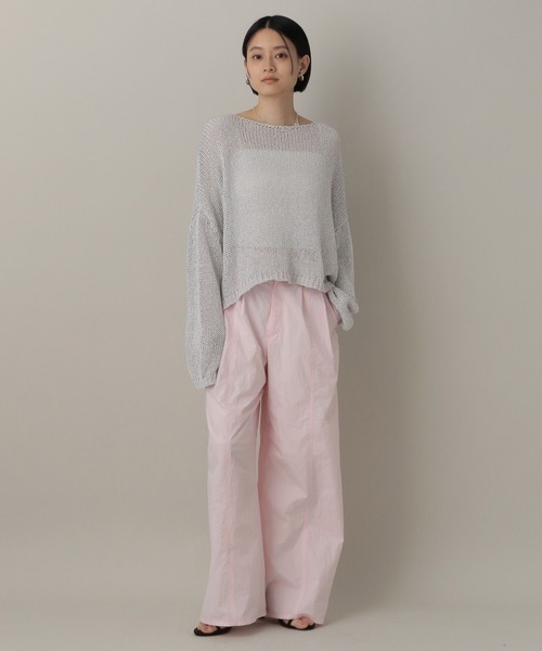 A part by メッシュプルオーバー（ピンク） A part by ニット セーター メッシュプルオーバー レディース