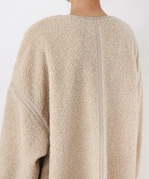 「andme」 コート M アイボリー レディース_画像9