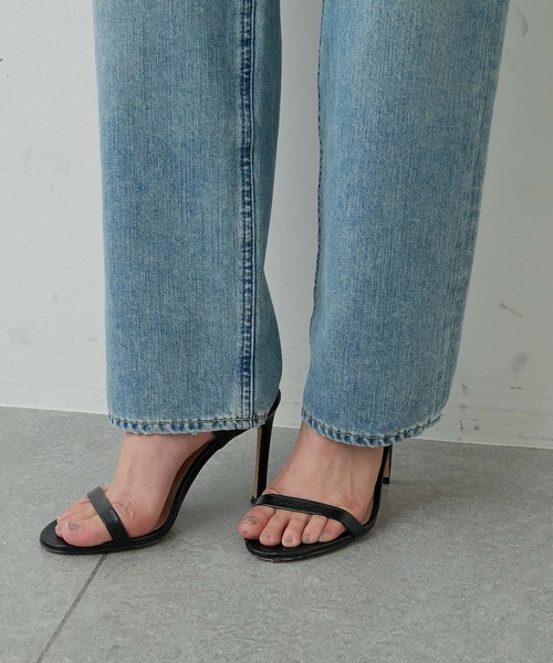 YANUK 「YANUK」 加工デニムパンツ 25 ブルー レディース