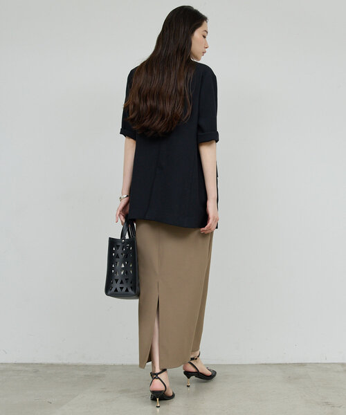 GALLARDAGALANTE ワンピース 「3サイズ展開」ストレッチマキシ
