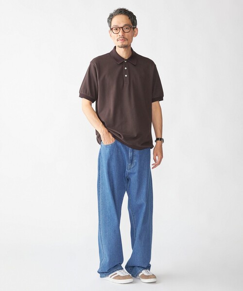 ラコステ　ポロシャツ　数回着用のみ美品、XL LACOSTE（ラコステ） ポロシャツ 配色ステッチポロシャツ メンズ