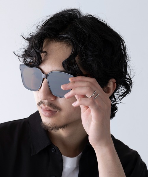 MAGASIN DE MODE CONTACT サングラス 「CONTACT」ウェリントン ミラー