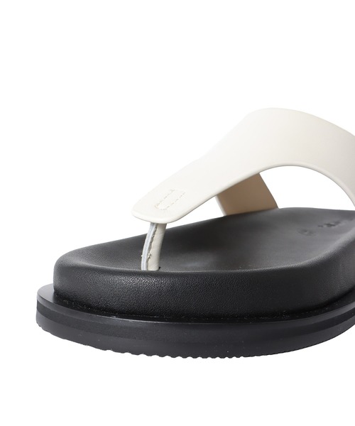 waa. 厚底 サンダル waa.studios / KEO SANDALS(レザートングサンダル