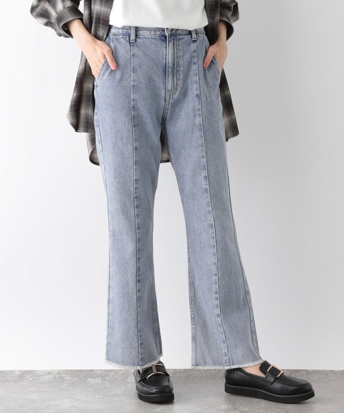 [GLOBAL WORK] обработка Denim брюки MEDIUM голубой женский 