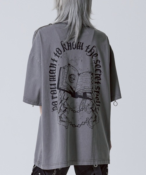 REFLEM tシャツ 「REFLEM/レフレム」ショルダーZIPカットソー