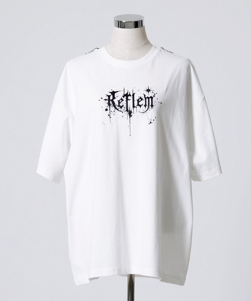『REFLEM/レフレム』ショルダーZIPデザインTシャツ REFLEM tシャツ Tシャツ 『REFLEM/レフレム』ショルダーZIP