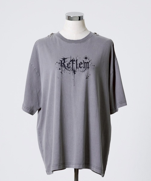 REFLEM tシャツ 「REFLEM/レフレム」ショルダーZIPカットソー