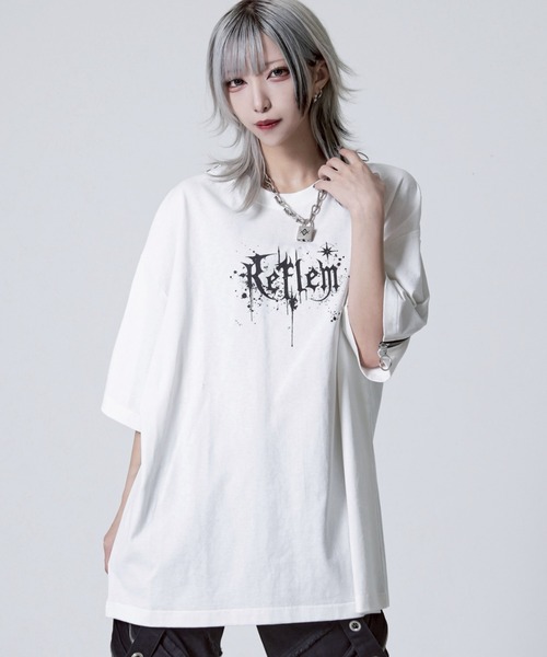 REFLEM tシャツ 「REFLEM/レフレム」ショルダーZIPカットソー
