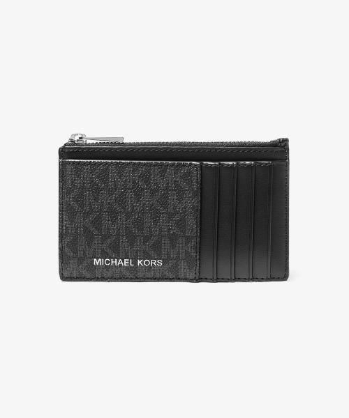 Michael Kors 【新品】COOPER スリム ジップ ウォレット 白 MICHAEL KORS コインケース COOPER スリム ジップ ウォレット