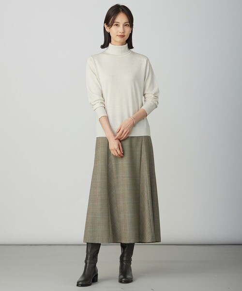 スカート モナベールツイル チェック フレア : ZOZOTOWN Yahoo!店