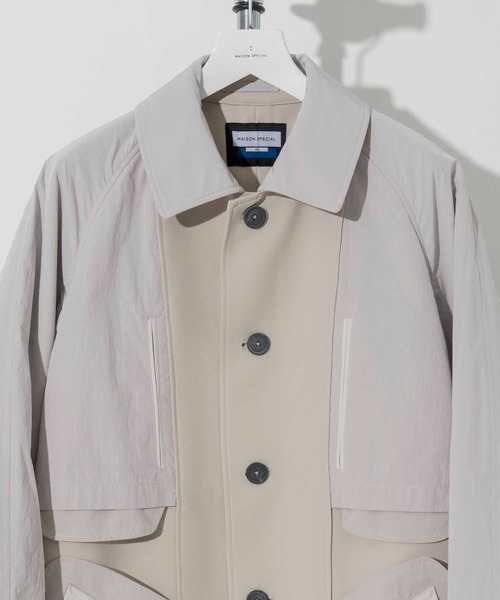 MAISON SPECIAL（メゾンスペシャル） ステンカラーコート 1 オフ