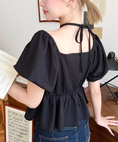 【タグ付き】ペプラムフリルトップス ペプラムフリルトップス(Tシャツ・カットソー)｜トップス｜LILY