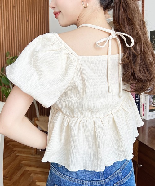ペプラムフリルトップス LILY BROWN｜ペプラムフリルトップス | Rakuten Fashion(楽天