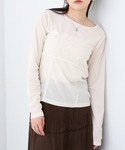 tシャツ シアーベロアビスチェドッキングプルオ...の詳細画像4