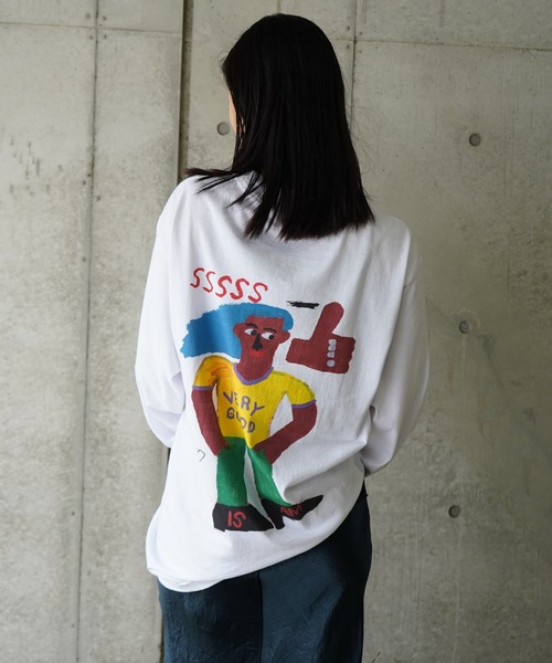 tシャツ TUA PEN NOT × LONG T-SHIRT / トゥアペンノットロングTシャツ レディース メンズ