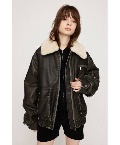SLY ブルゾン アウター 「WEB限定再入荷」VINTAGE F/LEATHER S