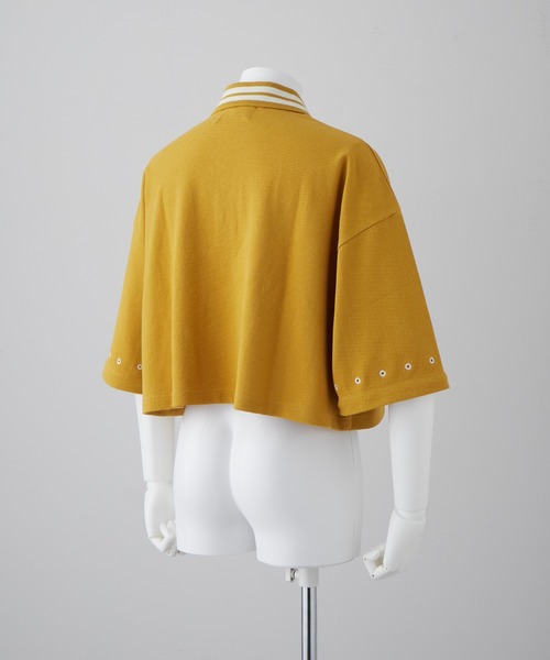GRANCY ポロシャツMサイズ GRANCY ポロシャツ 「GRANCY」Ziplayered Wideshort Poloshirt