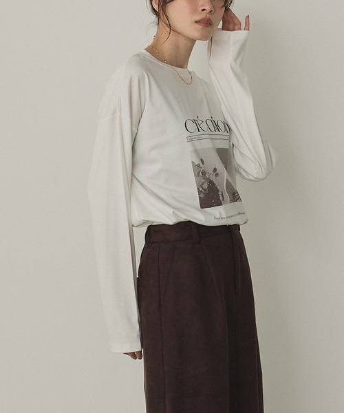 tシャツ hunch コンパクトスムース　フォトTシャツ レディース hunch tシャツ コンパクトスムース フォトTシャツ レディース
