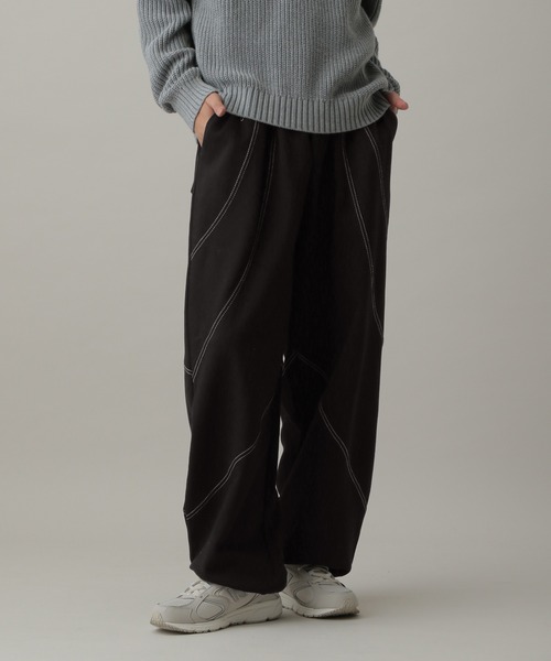 LAND MUSEUM スウェットパンツ ジャージ LAND MUSEUM／ステッチ