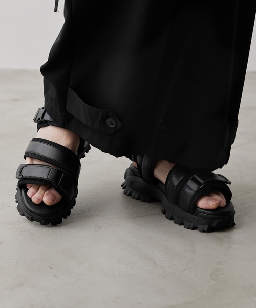 CLEL 「CLEL」 サンダル M ブラック メンズ : ZOZOTOWN Yahoo!店