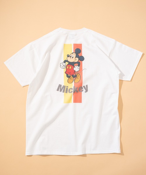 Disney（ディズニー） tシャツ 半袖 「Disney」レトロ「ミッキー