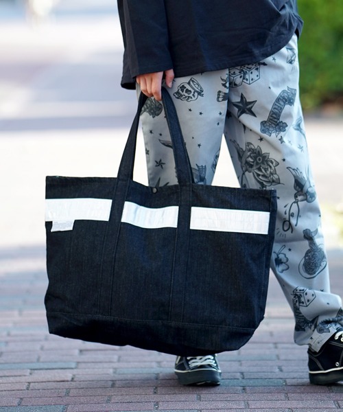 10/6までに到着❗️【週末限定SALE】Afeto ゴルフバッグ ネイビー キル THE MILES トートバッグ WEEKEND(ER) SAFETY DENIM TOTE メンズ