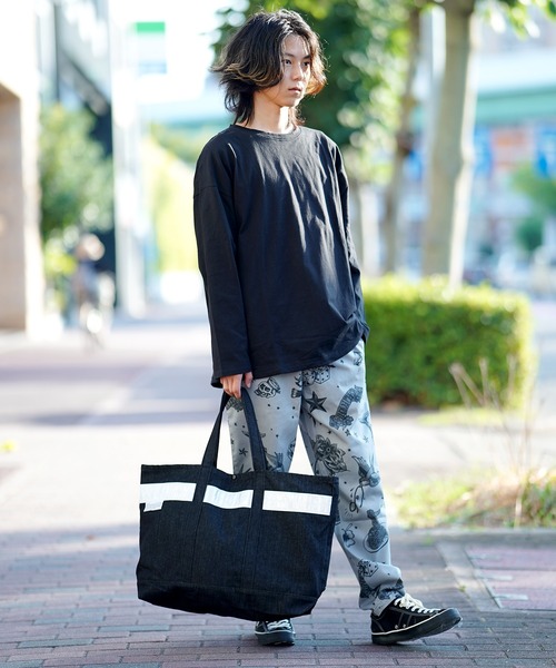 THE MILES トートバッグ WEEKEND(ER) SAFETY DENIM TOTE メンズ