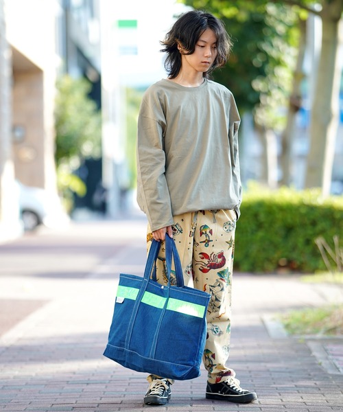 THE MILES トートバッグ WEEKEND(ER) SAFETY DENIM TOTE メンズ