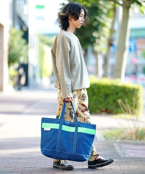 THE MILES トートバッグ WEEKEND(ER) SAFETY DENIM TOTE メンズ