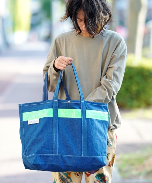 THE MILES トートバッグ WEEKEND(ER) SAFETY DENIM TOTE メンズ